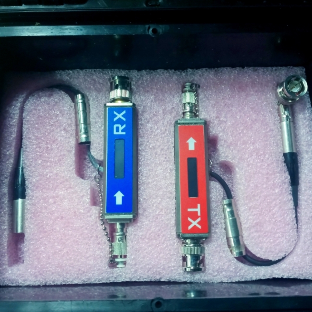 AFP MC2 3G/HD BNC Male to ST Fiber Optic Tx/Rx Kit, US Power Supplies